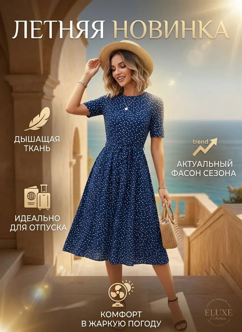 Платье миди